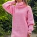 Pull En Laine Mohair Rose Par SuperTanya Etsy France