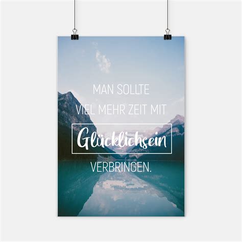 Poster Von Vs Man Sollte Viel Mehr Zeit Mit Gl Cklichsein