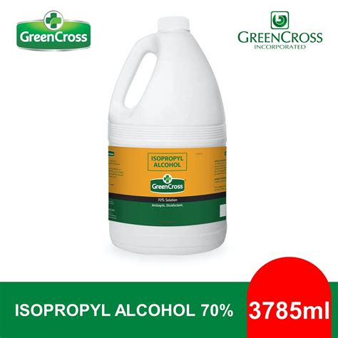 Green Cross Isopropyl Alcohol 70 Solution 1Gallon Tagum Mall