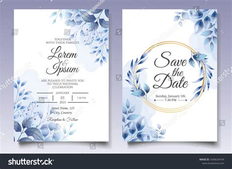 200,983 Wedding Invitations Blue Flowers Images, Stock Photos & Vectors | Shutterstock