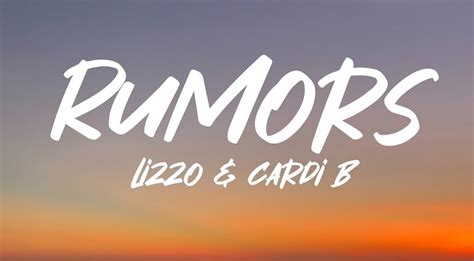 Rumors songs lyrics by lizzo