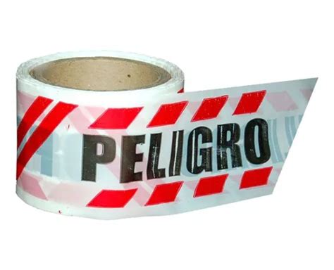 Cinta De Peligro Doble Faz 200mts X 8cm