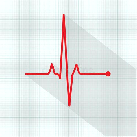 Heart Cardiogram Vector Charts Set Healthy Heart Stock Vector