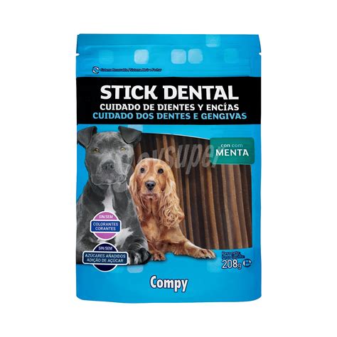 Compy Comida Perro Snack Stick Dental Grande Adulto Razas Medianas Y