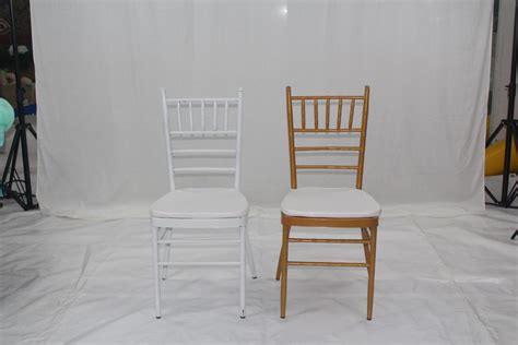 Tiffany Chairs w/White Seat - Dekko Tentage