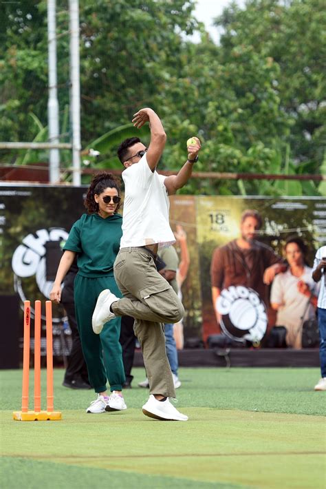 Abhishek Bachchan Saiyami Kher Angad Bedi Playing Cricket Match To