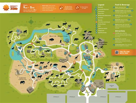 Sedgwick County Zoo Map - Lindsey Kernodle Artwork