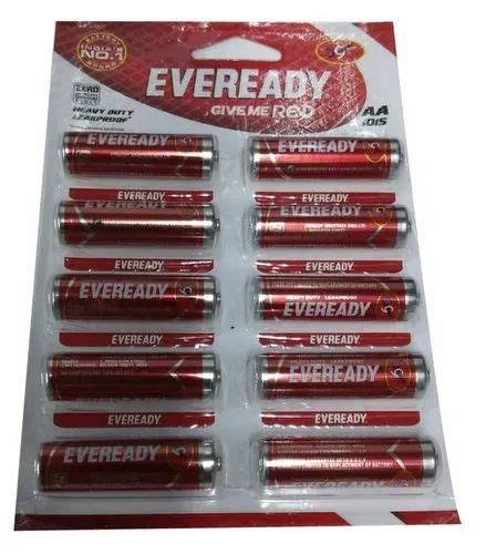 Red Zinc And Carbon Eveready Aa Ion Battery Cell At Rs 240packet In Mumbai Id 23817260230