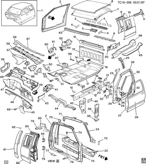 C1500 Suburban 2wd Sheet Metalbody Chevrolet Epc Online