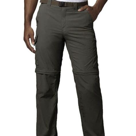 Columbia Mens Omni Shade Silver Ridge Convertible Pants 54 X 34 Peat