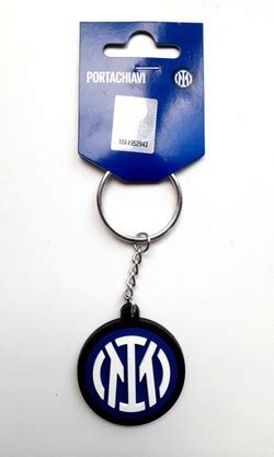 Inter Milan New Crest Gum Keyring Official Product Keyrings