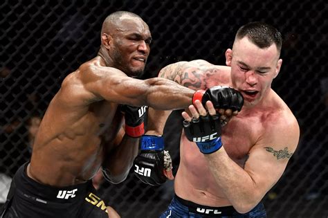 UFC 245 PPV Results Kamaru Usman Scores Dramatic Late TKO Stoppage Of