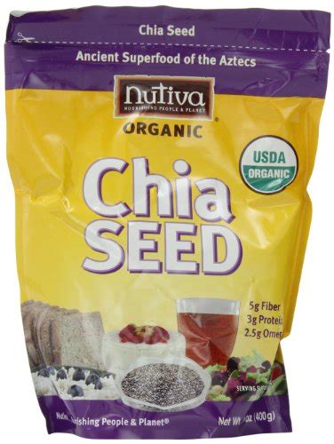 Nutiva Organic Chia Seeds 12 Ounce Bags Pack Of 2 Good Vibe