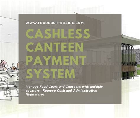 The Advantages Of A Cashless Payment System For Canteen