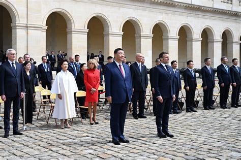 Whos Who On Xis Europe Trip Chinese President Accompanied In Macron