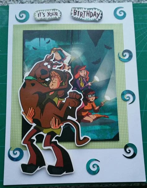 Scooby Doo Birthday Card Birthday Cards Cards Handmade Cards