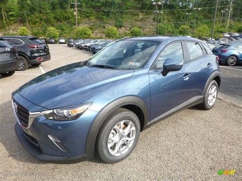 Eternal Blue Mica 2019 Mazda Cx 3 Sport Awd Exterior Photo 128482828