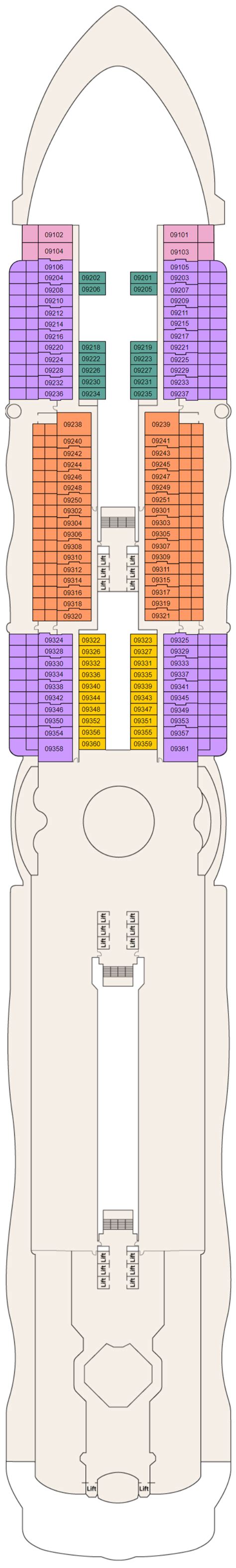 Sun Princess Deck Plan Deck Rol Cruise