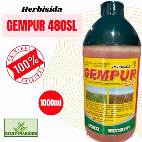 Jual Herbisida Gempur Pembasmi Rumput Gulma 1000ml Shopee Indonesia