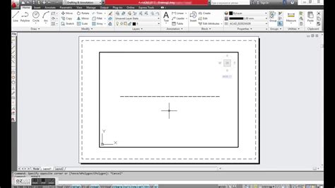 How To Set Dash Line Scale In Autocad Youtube