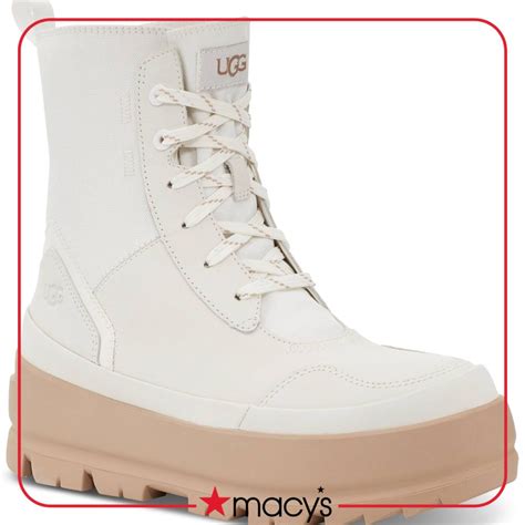 Ugg® Womens The Ugg Lug Lace Up Platform Boots Macys Womens Uggs