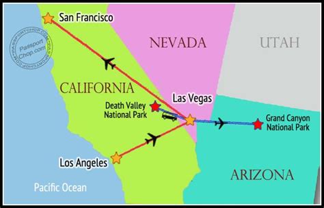 Map Of Las Vegas And California - Connie Celestina