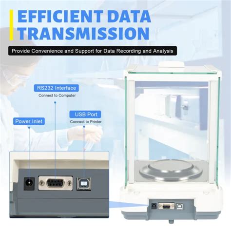 BALANCE ANALÍTICO DE laboratorio escala de precisión digital 0 1 mg 120