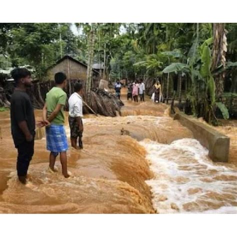 Assam Flood Toll Rises To 15 Six Lakh Affected