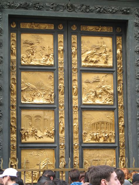 Italy Florence Gold Door Carved Free Stock Photo Public Domain Pictures