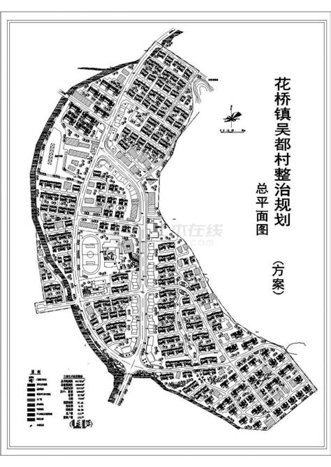 某村庄cad建设规划设计总方案图纸土木在线