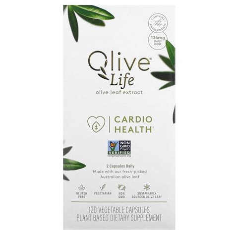 Comvita Olive Life Olive Leaf Extract Cardio Health 136 Mg 120