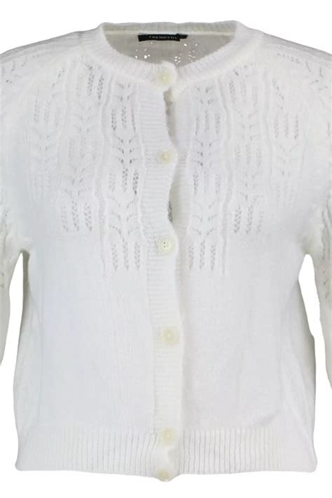 Buy Trendyol Knitwear Cardigan With Openwork Perforations Online