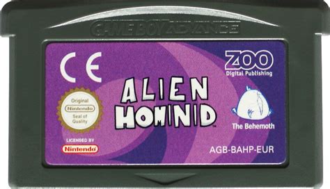 Alien Hominid 2006 Game Boy Advance Box Cover Art MobyGames