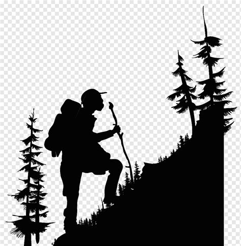 Hiker Silhouette Png