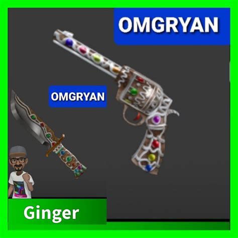 Roblox Murder Mystery 2 Ginger Set Mm2 Godly Knives And Guns Ebay