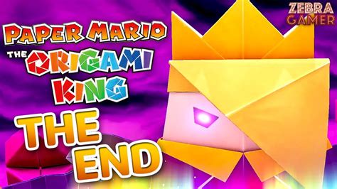 The End King Olly Final Boss Paper Mario The Origami King Gameplay