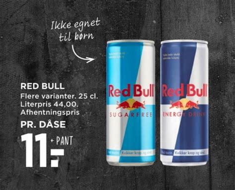 Red Bull Energy Energidrik MENY Oktober 2023 Alle Tilbudsavis