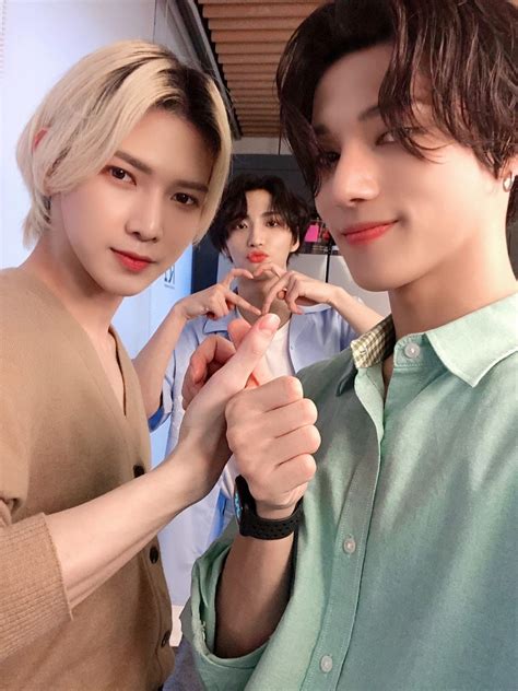 ⸙͎200605 Woosang Wooyoung And Yeosang From Ateez Theres Seonghwa