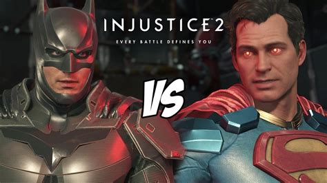 Batman Vs Superman Injustice 2 Gameplay Versus Ps4 Youtube