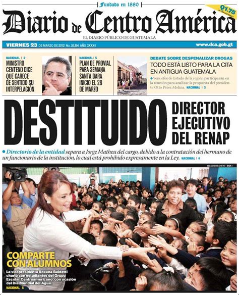 Periódico Diario De Centro América Guatemala Periódicos De Guatemala