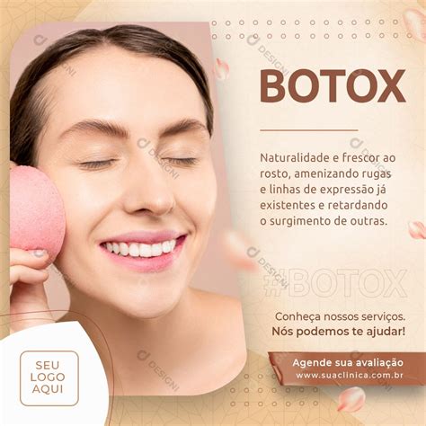 Botox Naturalidade E Frescor Na Pele Social Media Psd Edit Vel