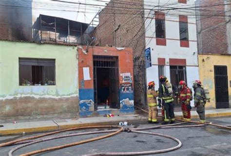 Trujillo Incendio Afecta Seis Viviendas En El Cercado De La Ciudad