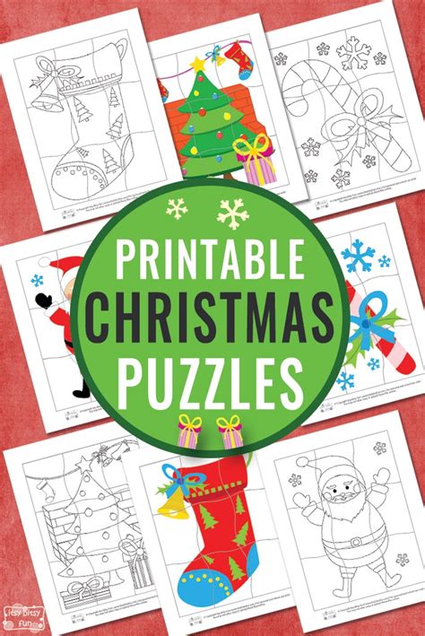 Printable Christmas Puzzles for Kids - Itsy Bitsy Fun