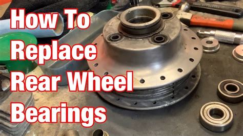 How To Replace Motorcycle Rear Wheel Bearings Vintage Honda Restoration