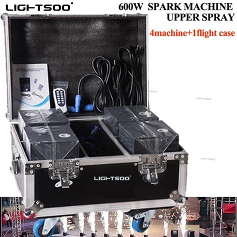 Flight Case Pcs W Cold Spark Machine Firework Fountain Machine