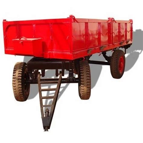 Trolly Mild Steel Tractor Trolley For Agriculture Size X Feet At