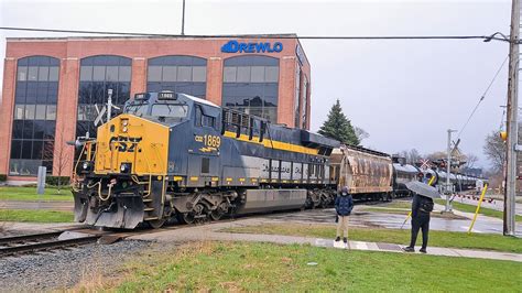 CSX S Chesapeake Ohio Heritage Unit On CPKC 528 In London YouTube