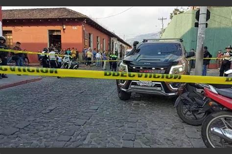 Ataque Armado En La Antigua Guatemala Cuatro Personas Heridas