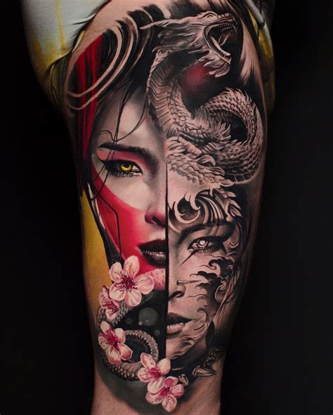 Tattoo By Sampaguita Jay In 2021 Geisha Tattoo Design Samurai