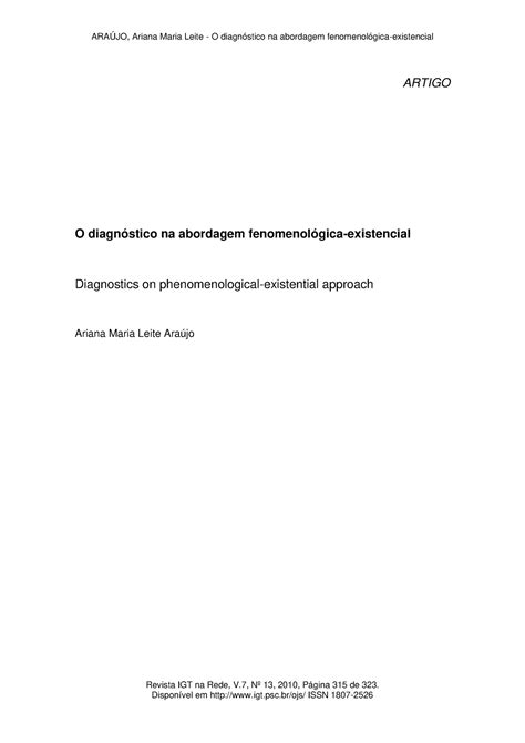 Diagnostico O Teste De Apercep O Tem Tica Um Teste Projetivo